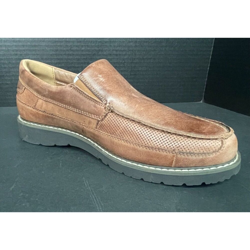 AMPUTEE LEFT SHOE ONLY Propet Men's Brown Leather Low Top Shoe MDX0124L Size 9US - Picture 2 of 6